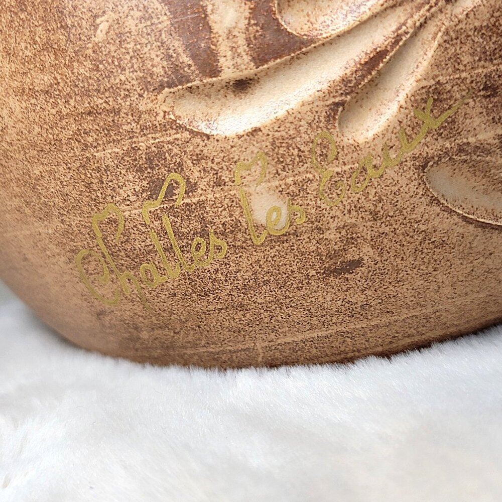 60s Decoration d'Art Ceramiques de Luxe Stoneware Poubelle Challes Les Eaux Pot - Picture 3 of 16